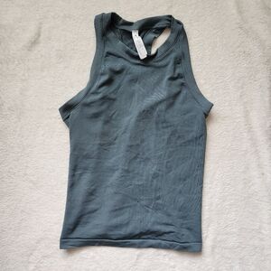 Athleta teal racerback tanktop womens Large athletic wear